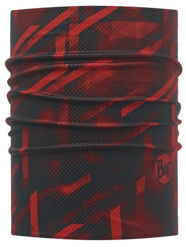 Повязка на голову широкая Buff Future Red Фото 1