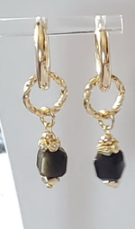 91001501 Серьги Роман с камнем - Тайна Тикаль