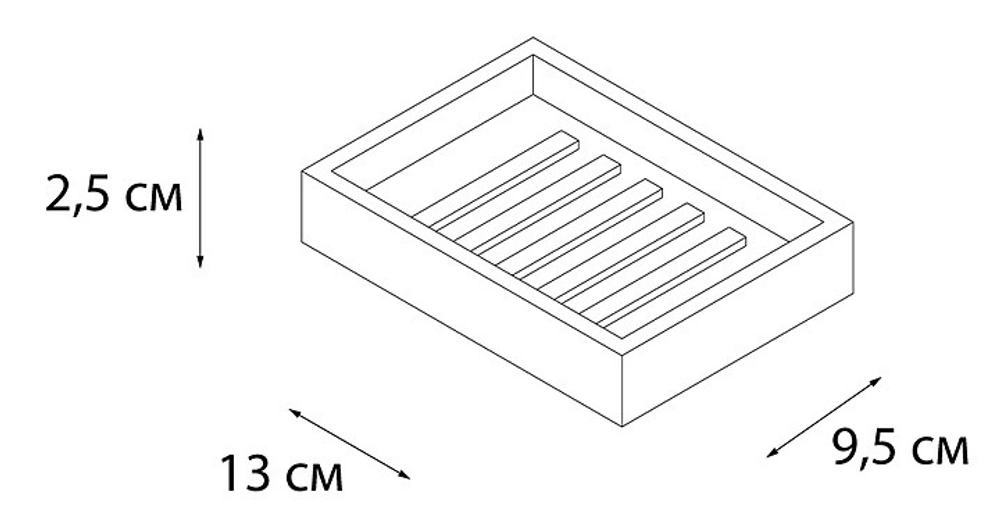 "GUSTO" Мыльница FX-300-4