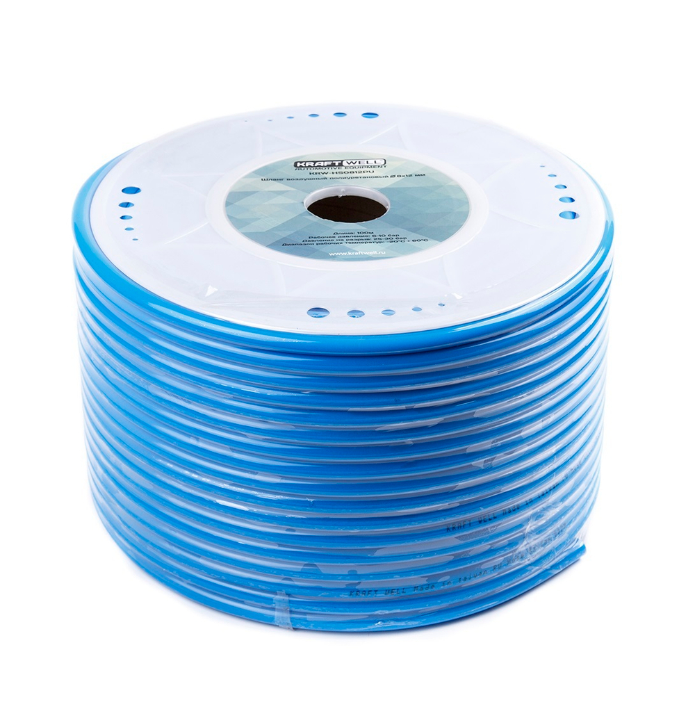 KraftWell KRW-HS0812PU Шланг полиуретановый 8X12 мм, 100 м