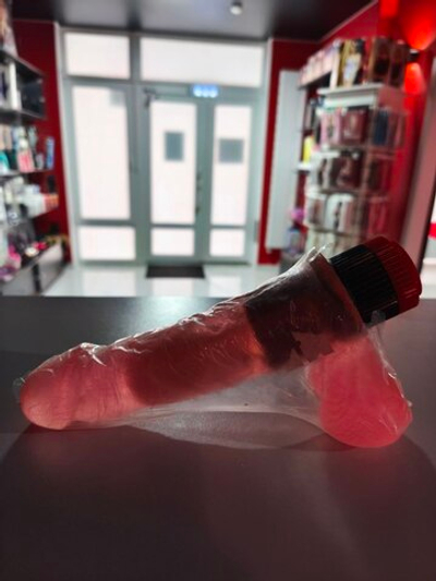 Вибратор реалистичный гелиевый