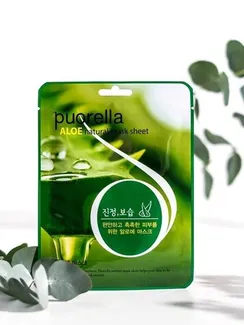 Маска для лица PUORELLA с экстрактом алоэ, 21 г