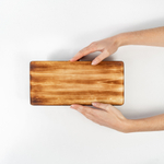 Деревянная сервировочная  доска для подачи блюд и закусок из древесины кедра. Art of Siberia. RD14