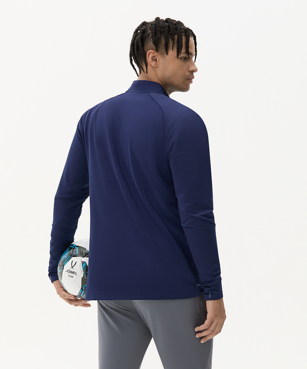 Джемпер тренировочный JÖGEL PREMIER PerFormDRY Training 1/4 Zip Fleece Top, темно-синий