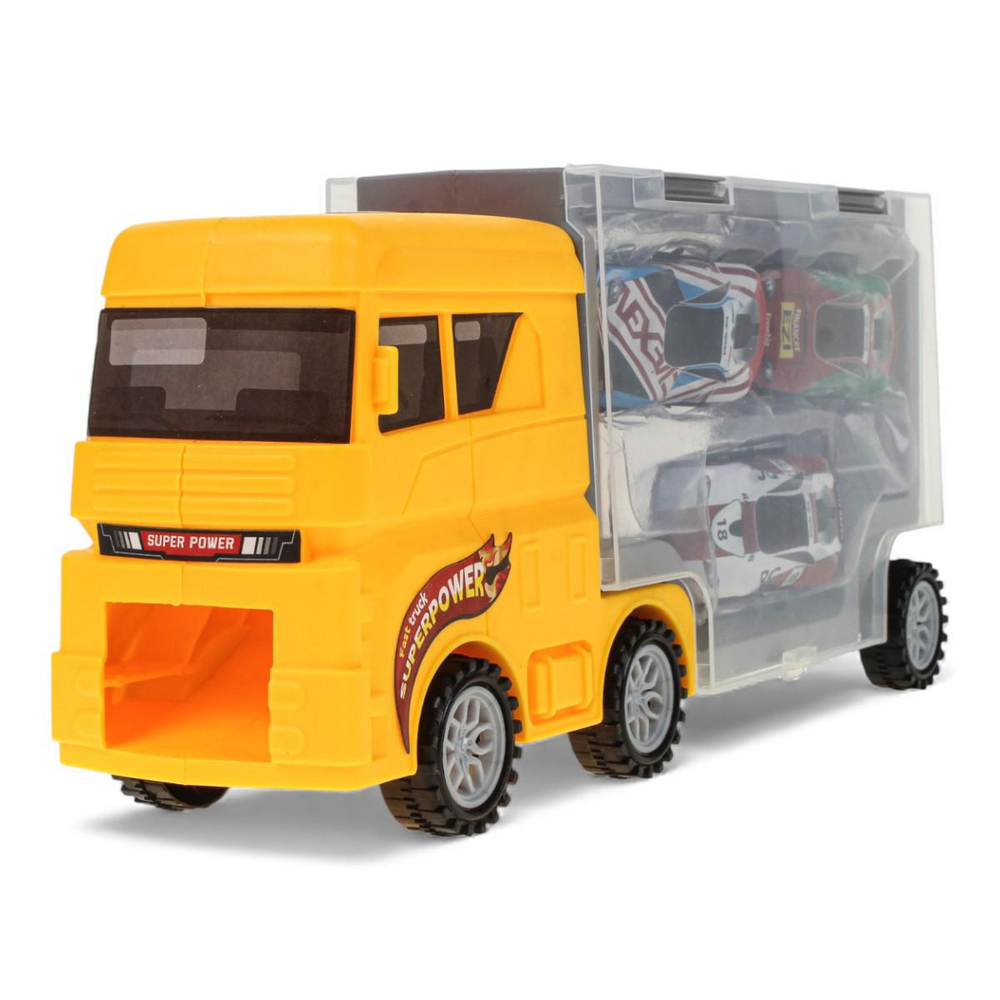 Автовоз +3 машинки, в ассорт. коробка F3555-13