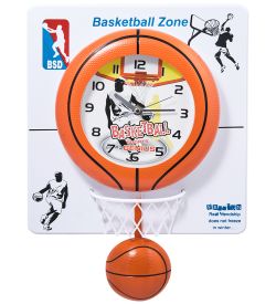 CL-45/3 Часы «Баскетбольный мяч» оранжевый