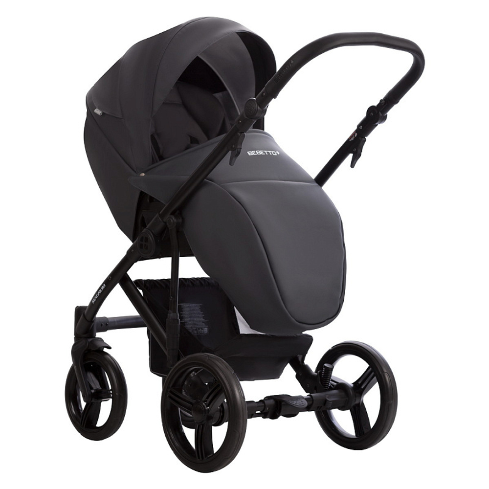 Детская коляска Bebetto Magnum Light Pro 3 в 1 с автокреслом Avionaut Cosmo 04 т.серая кожа