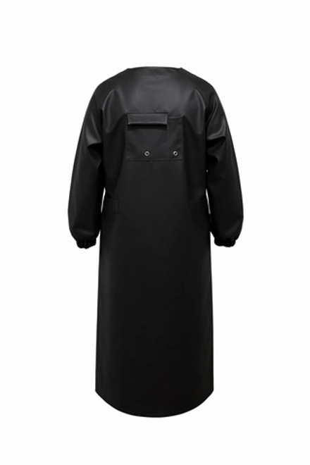 Фартук влагозащитный с рукавом с карманом (Oxford 900D PU 5000, Черный)