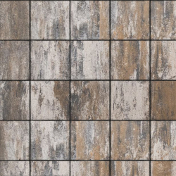 Тротуарная плитка КВАДРАТ 200х200 мм - Листопад гладкий Песчаник