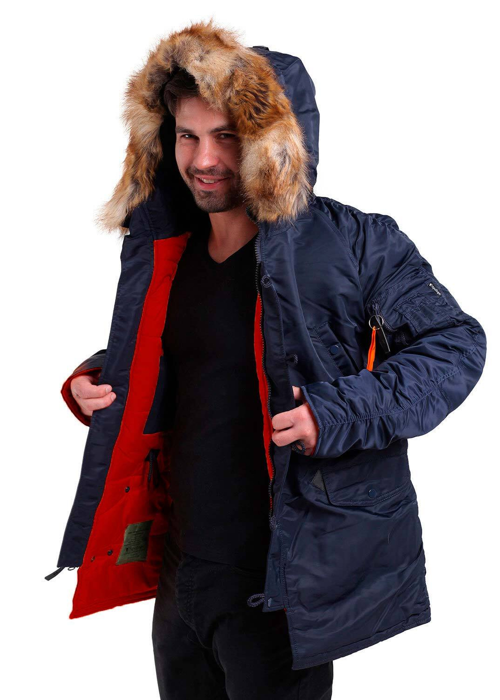 Куртка Аляска N-3B Husky Apolloget Nord Storm 2022 (т.синий - ink/red)