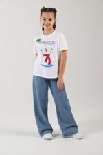 Фуфайка (футболка) для девочки Карнавал-1 Виотекс МОЛОЧНЫЙ