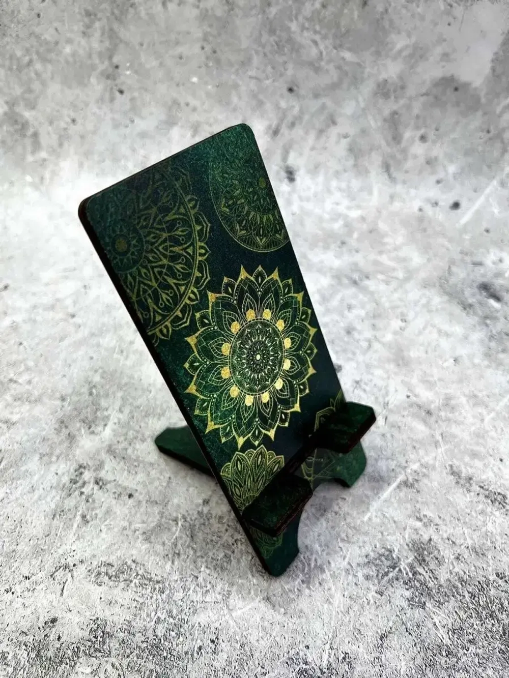 Подставка для телефона деревянная