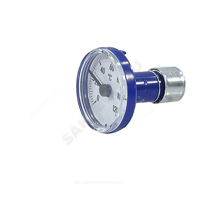 Термометр красный для рукояток шаровых кранов R540F 120С Giacomini R540FY002