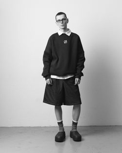 Baggy Bermuda Shorts Denim Dark-Blue