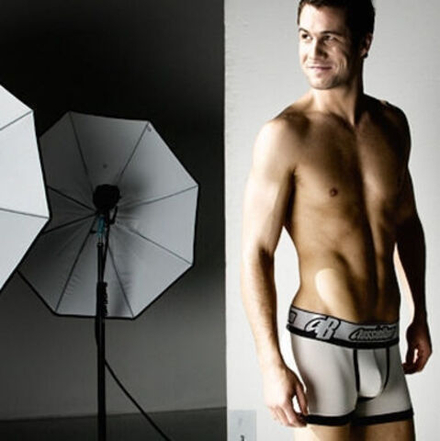 Мужские трусы боксеры Aussiebum Lightening Boxer Black & White