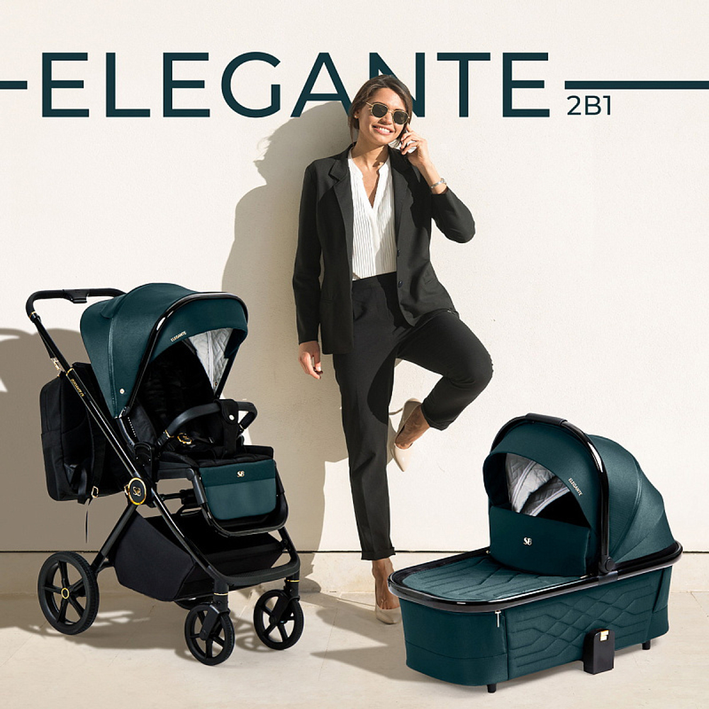 Детская коляска Sweet Baby Elegante 2 в 1 GL Blue