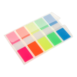 Стикеры пластиковые, 5шт, прямые, z-сложение, на пластиковой подложке