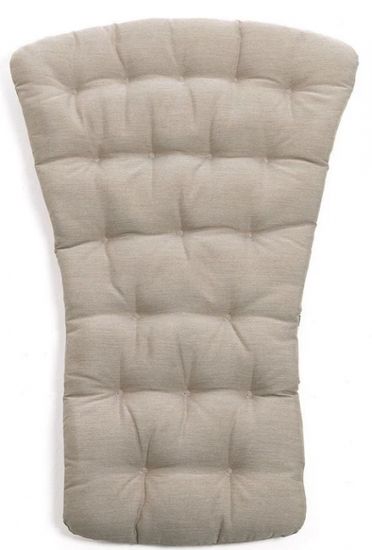 Лаунж кресло Folio белое пластиковое с бежевой подушкой Nardi Италия