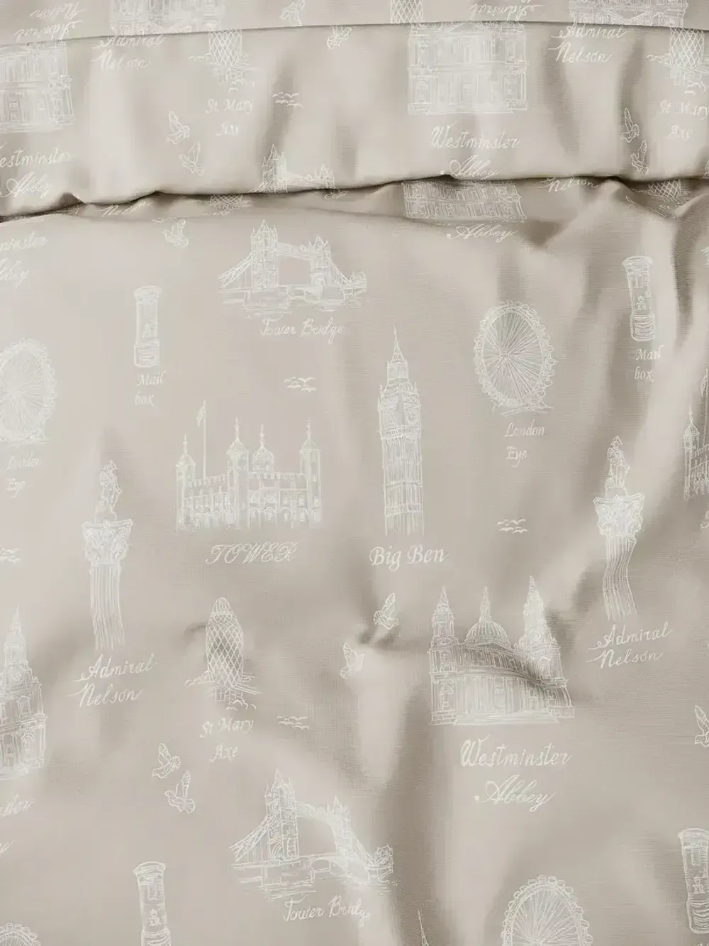 Наволочка комплект 2шт перкаль Сказка "Туманный альбион" 40х40 см на молнии