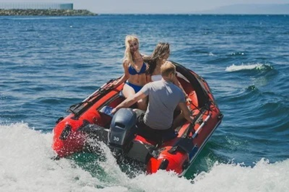 Лодка ПВХ STORMLINE HEAVY DUTY AL 380 + 2х-тактный лодочный мотор TOHATSU M 25 S