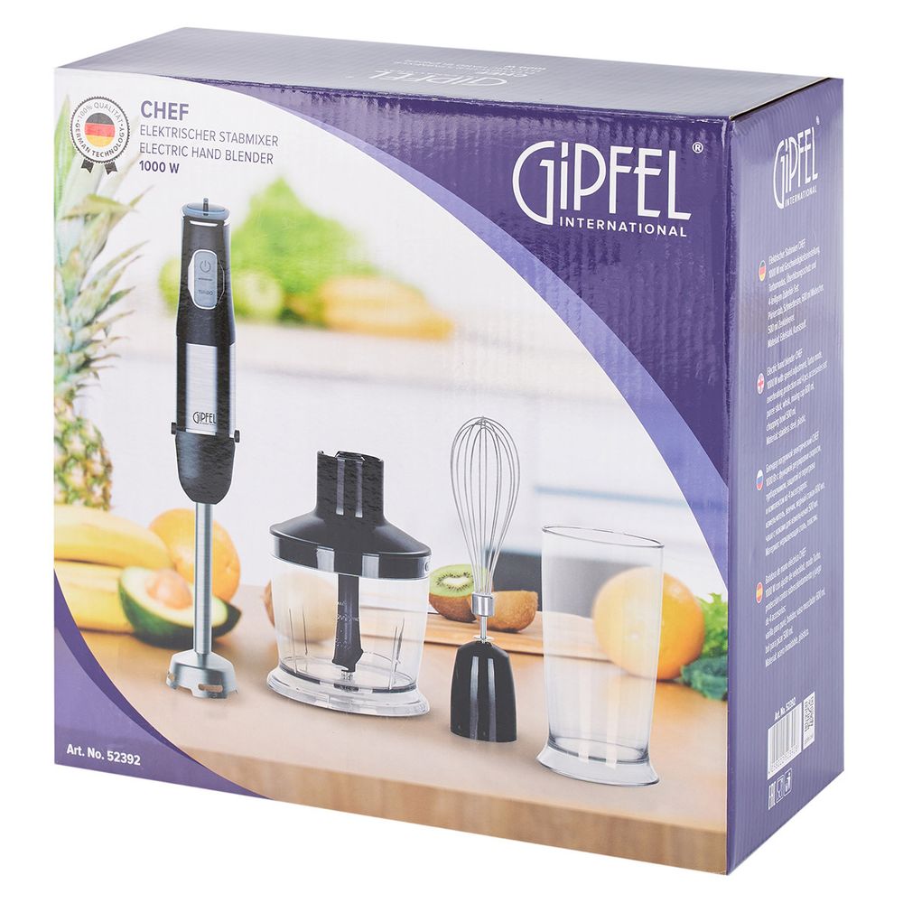 Блендер погружной электрический Gipfel Chef 52392 1000 Вт