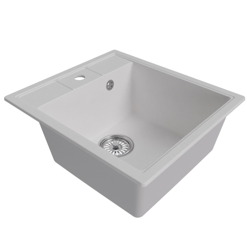 Мойка ML-GM28 КОМФОРТ ультра-белая (341), 450*500*190мм