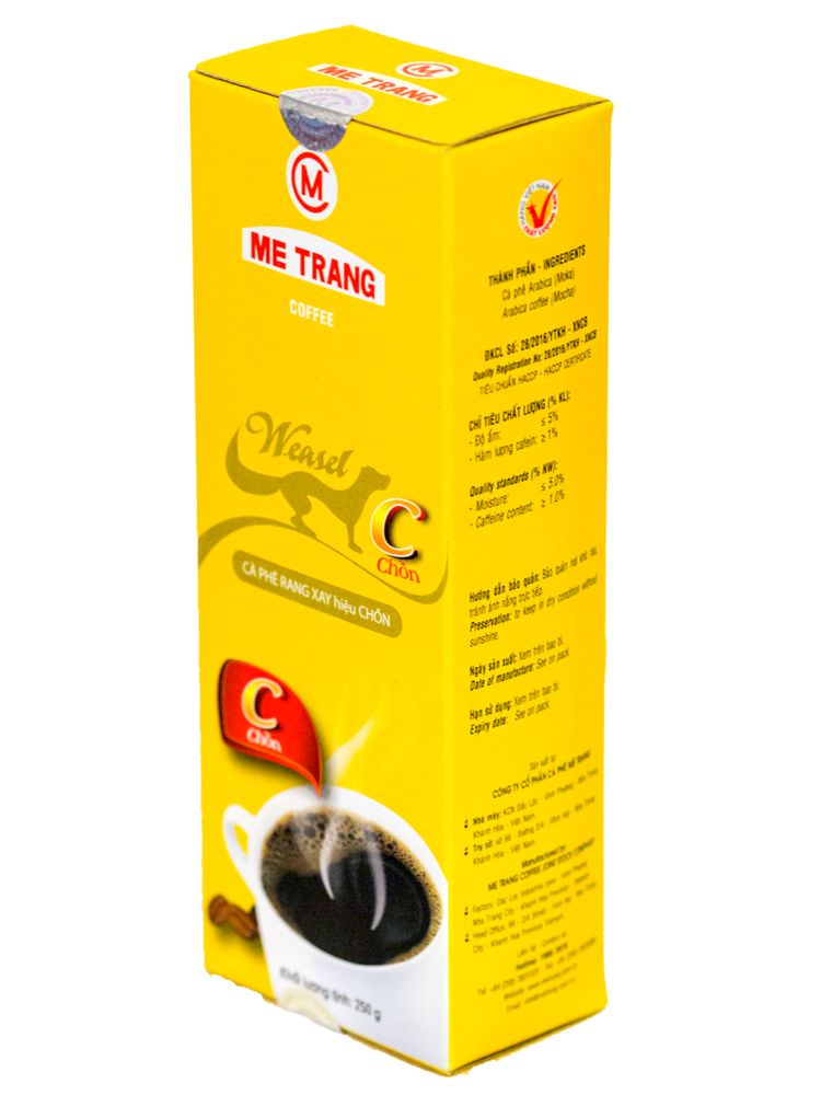 Кофе Me Trang Weasel Chon Kopi Luwak молотый 250 гр
