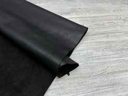 Фантом цв. Черный / Fantom Wax Nero, толщ. 1,5-1,7 мм, натуральная кожа