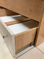 Кровать 1сп. Ассоль Дуб бунратти/анкор белый/дельмар