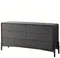Комод G38, 160х78 см, черный шпон ясеня