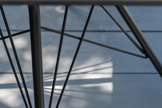 "Форли" обеденная группа на 4 персоны, квадратный стол, цвет "серый гранит"