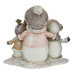 GAEM Фигурка декоративная "Снеговики", L10 W6 H9 см