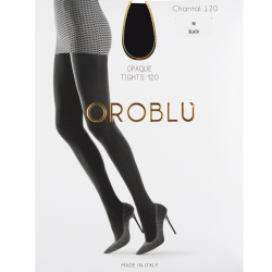 Женские колготки черные OROBLU Chantal, 120 ден Opaque VOBC01147NP
