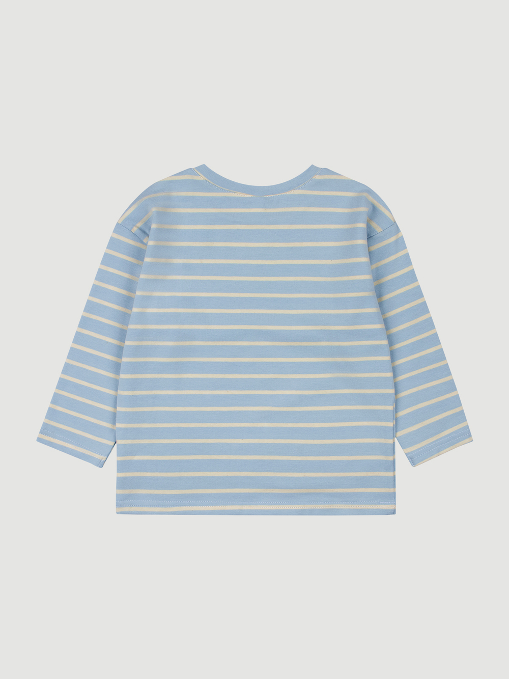 Лонгслив оверсайз Mjölk Полоска серо-голубая