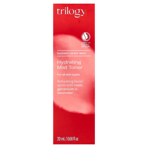 Trilogy, увлажняющий тоник-спрей, для всех типов кожи, 20 мл (0,68 жидк. унции)