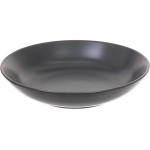 Тарелка керамическая 23*5см «Матовая глазурь» глубокая серая