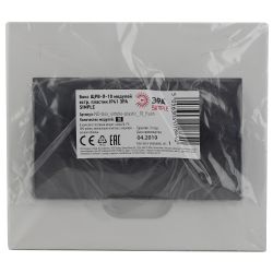 Корпус пластиковый встраиваемый ЭРА SIMPLE ЩРВ-П-10 IP41 прозрачная крышка белый