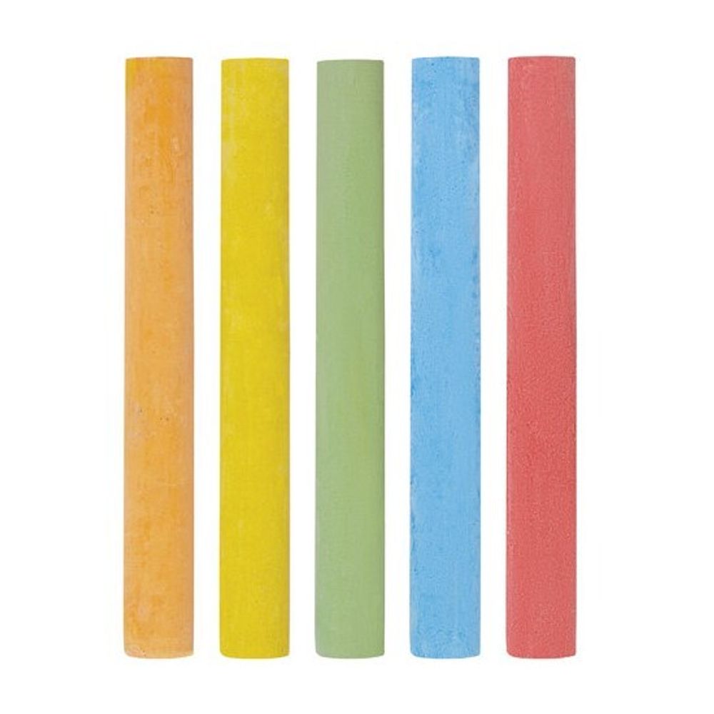 Мел цветной 10шт/уп мягкий круглый Brauberg