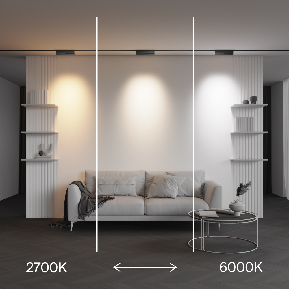 Трековый светодиодный светильник Maytoni Exility X Points Rot TR242-4-12WTW-DD2-B