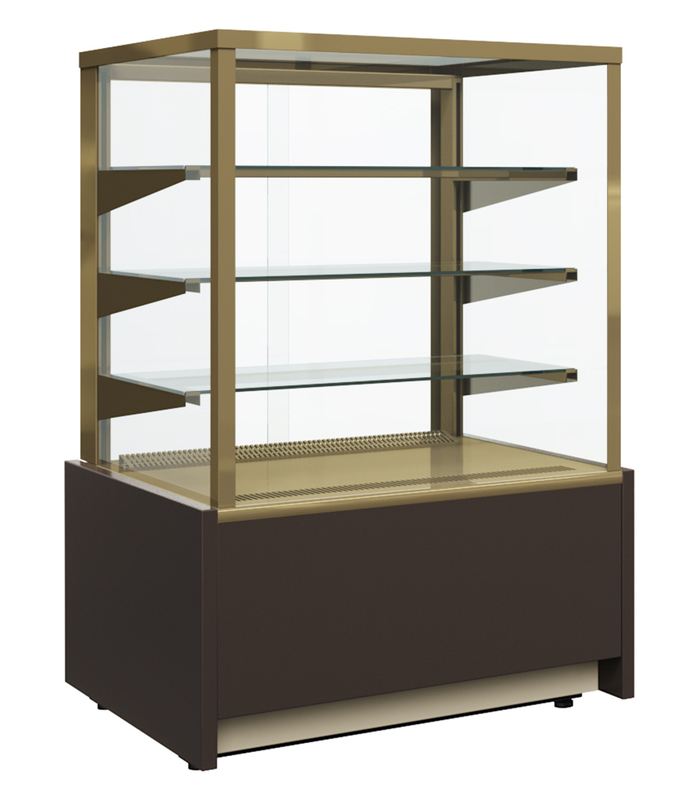 ВИТРИНА КОНДИТЕРСКАЯ KC70 VM 1,3-1 0102-0109 (ВХСВ-1,3Д CARBOMA CUBE) КОРИЧ.-ЗОЛОТОЙ 1801934p