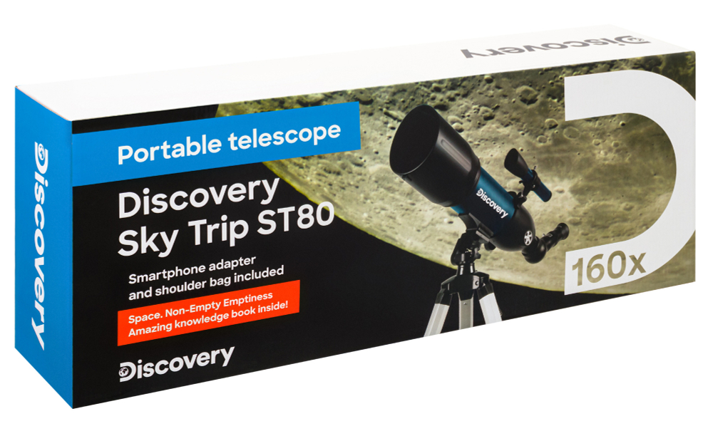 Телескоп Discovery Sky Trip ST80 с книгой