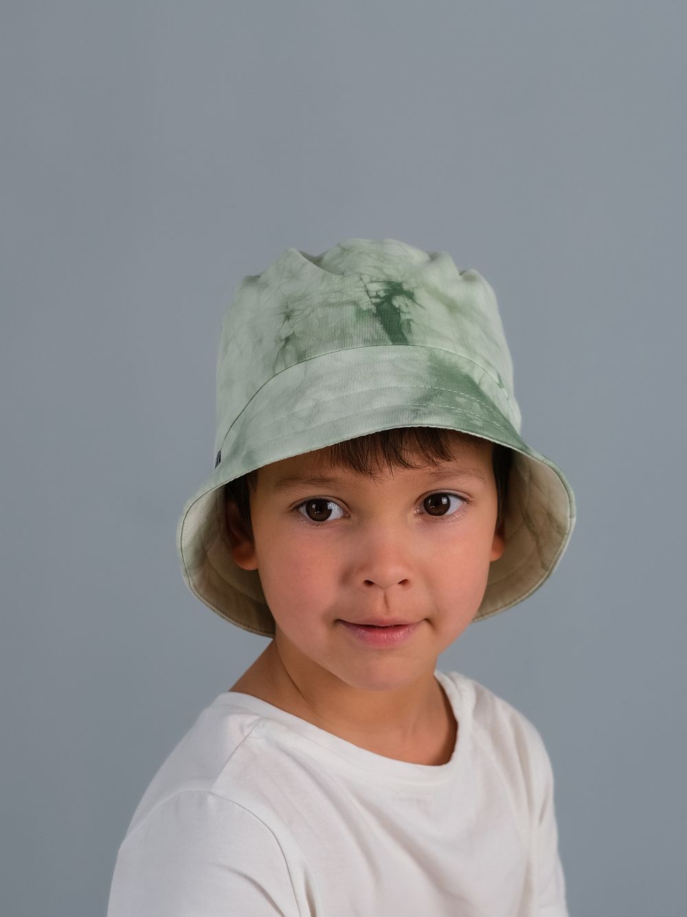 Панамка трикотажная КЕНГА (Тайдай зеленый)