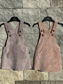 Вельветовый Сарафан Тауп Грей