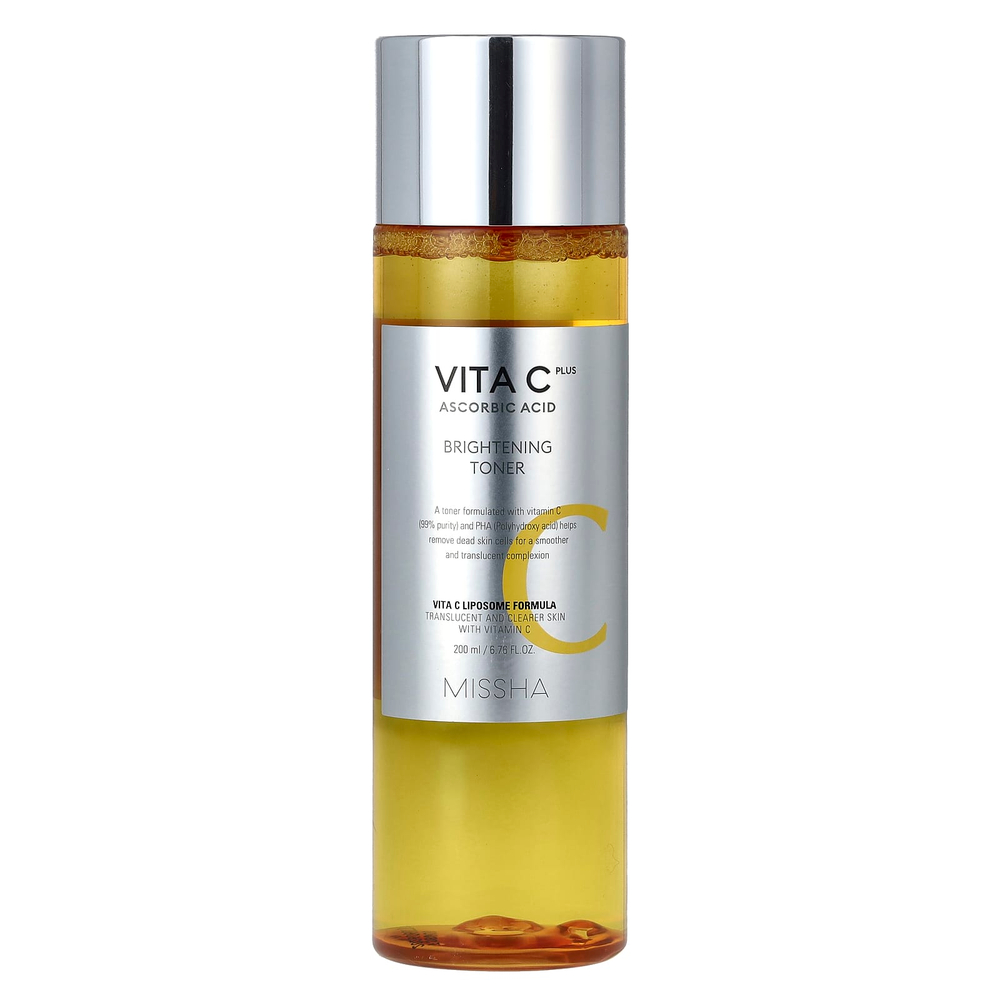 Missha, Vita C Plus Ascorbic Acid, Осветляющий тоник, 6,76 жидких унций (200 мл)