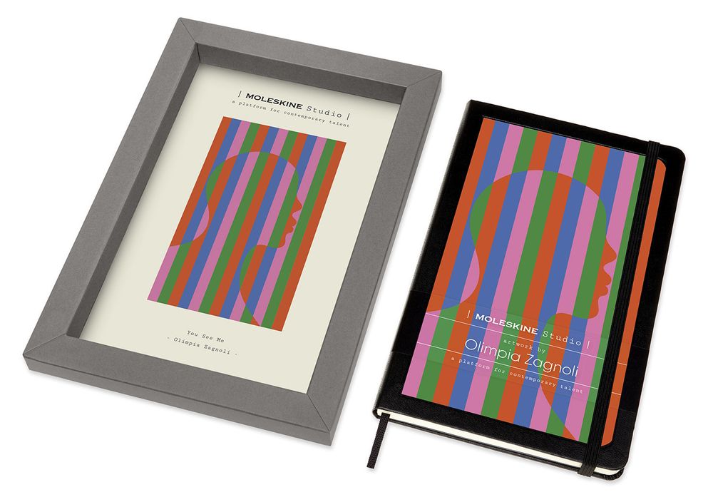 Блокнот Moleskine Studio Olimpia Zagnoli 130х210 мм в линейку (MS01OZQP060)