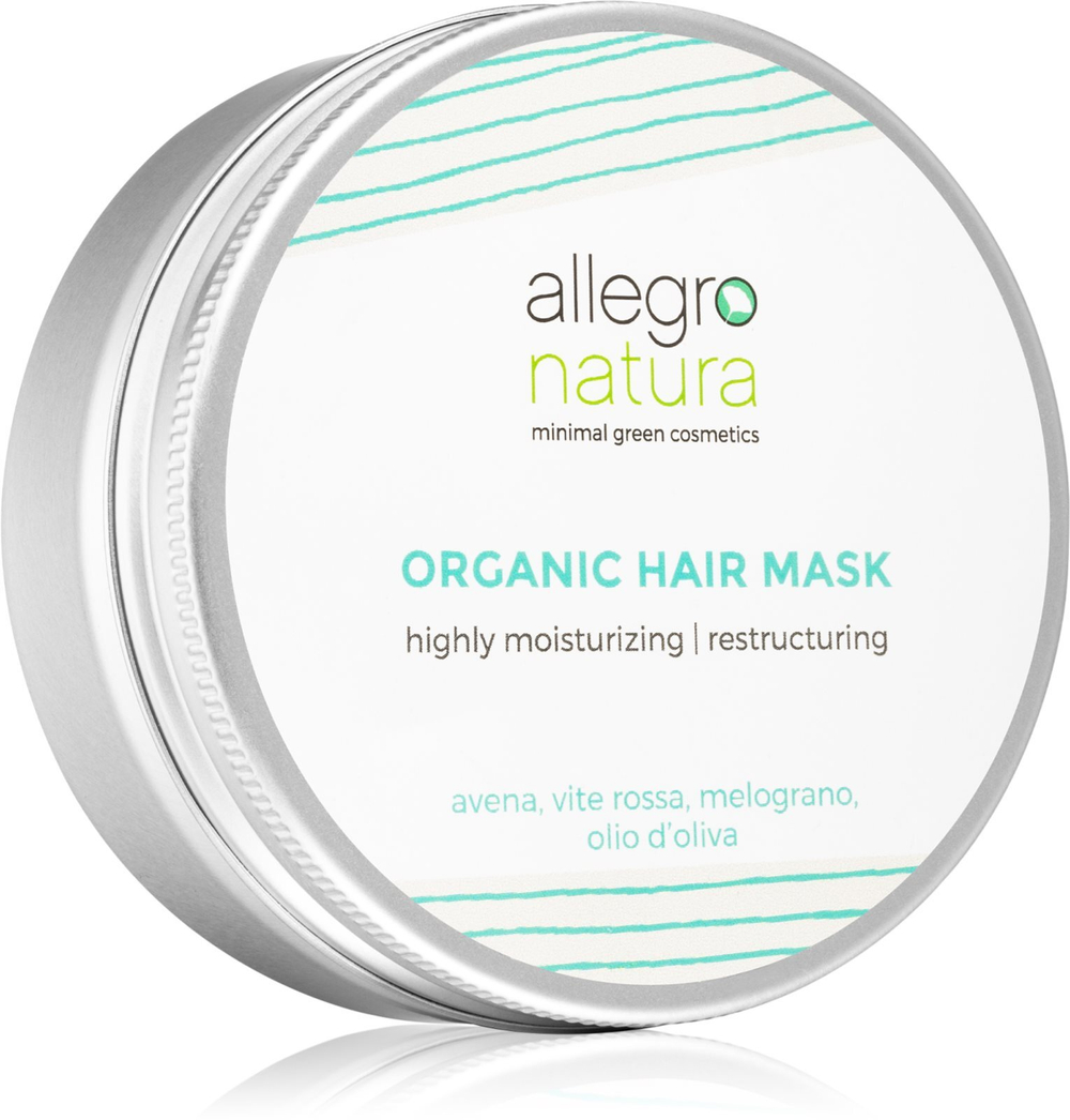 Allegro Natura Organic - восстанавливающая маска для волос /   200  ml  / GTIN 8033576685441