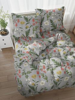 Простынь Сказка "Винтажный сад" 200х215 см перкаль