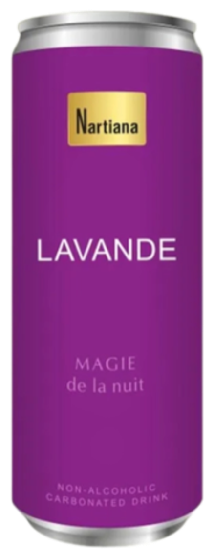 Газированный Напиток Нартиана с Ароматом Лаванды / Nartiana Lavande 0.33 - банка