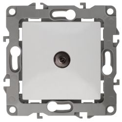 12-3101-01 ЭРА Розетка TV одиночная, IP20, Эра12, белый | Эра 12 Белый