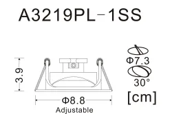 Точечный встраиваемый светильник Arte Lamp ACCENTO